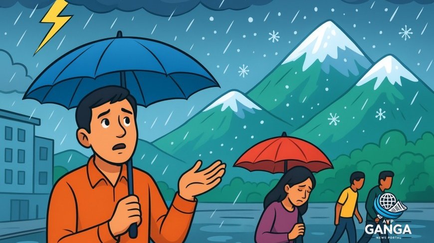 उत्तराखंड मौसम अपडेट: बारिश और बर्फबारी की संभावना, जानें अगले दिन का पूर्वानुमान, Uttarakhand weather, rainfall, snowfall