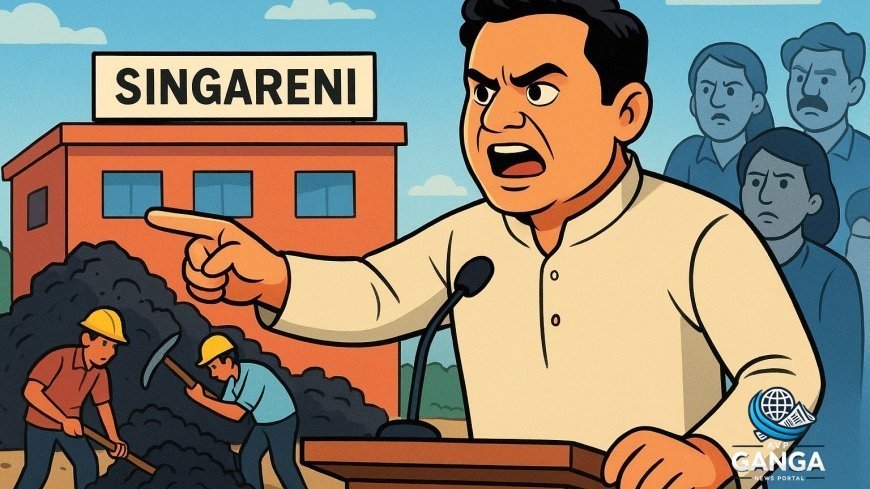 KTR ने कांग्रेस पर लगाया Singareni का निजीकरण कराने का आरोप, गायब कोयले की जांच की मांग, Congress, Singareni privatisation, missing coal