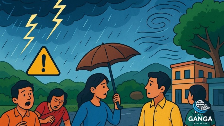 उत्तराखंड में मौसम परिवर्तन: 11 जिलों में बारिश और आंधी का अलर्ट, Uttarakhand weather update, rain alert, thunderstorm warning